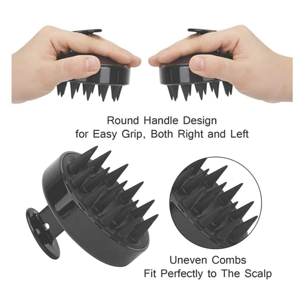 Scalp Shampoo Brush | Soft Silicone Scalp Massager & Hair Scrubber for Deep Cleansing
