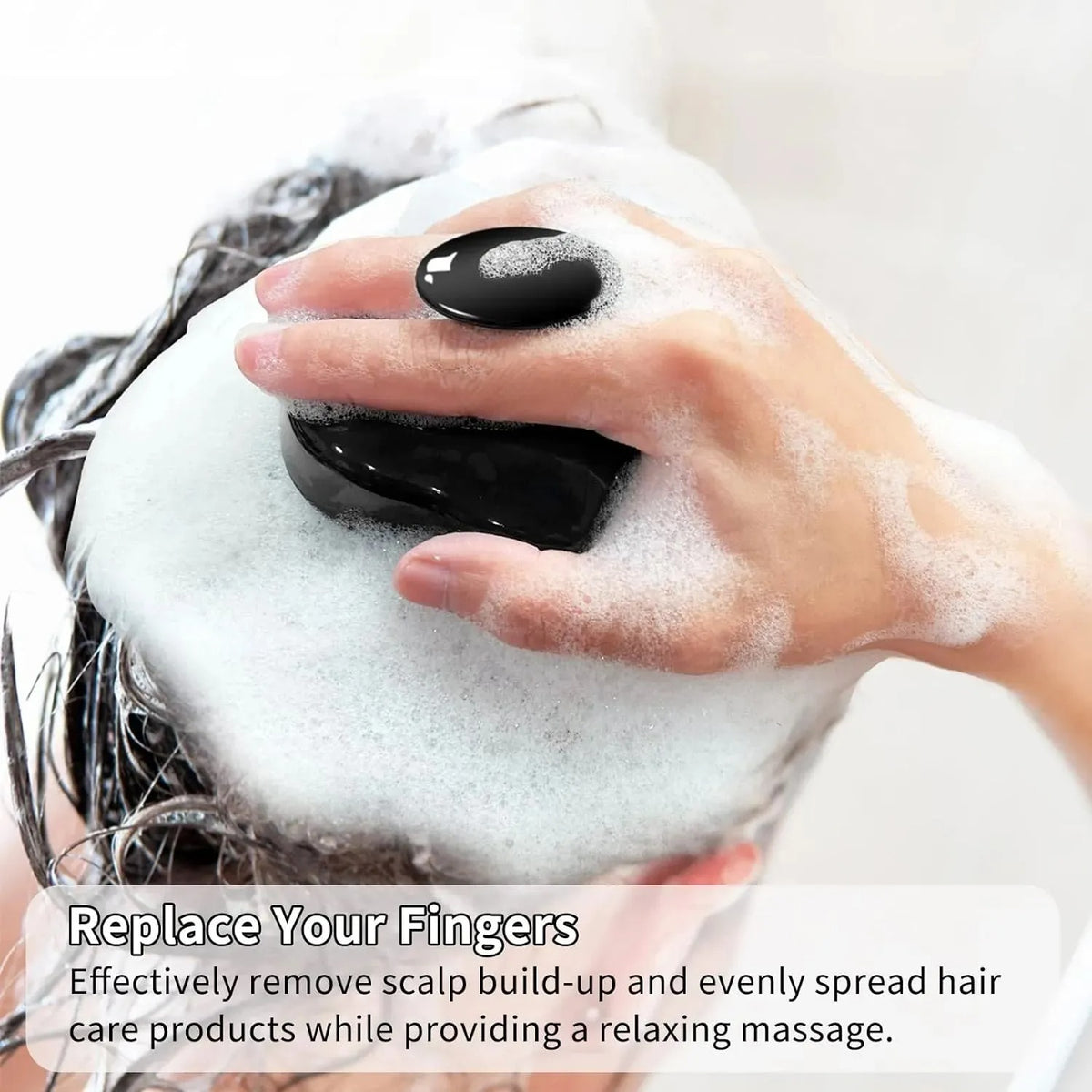 Scalp Shampoo Brush | Soft Silicone Scalp Massager & Hair Scrubber for Deep Cleansing