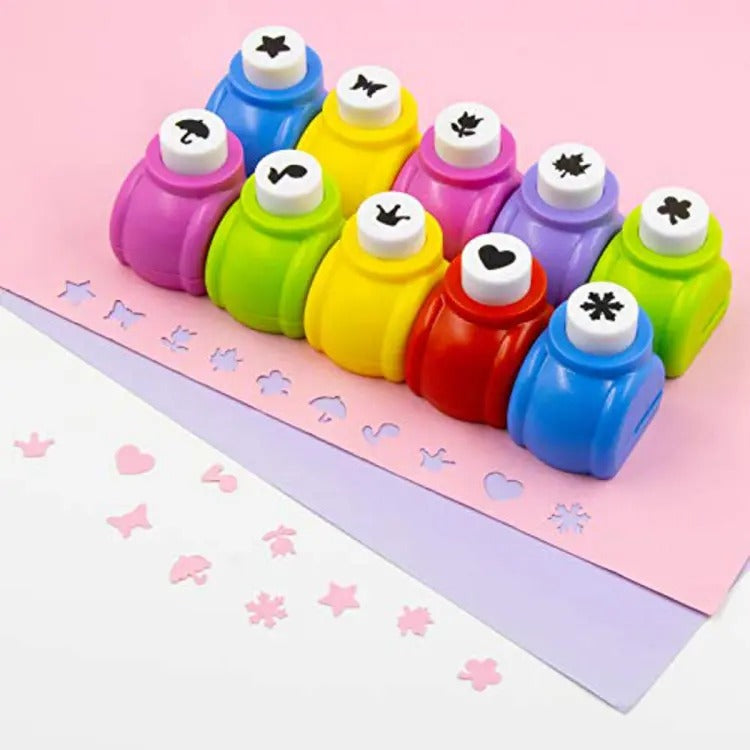 Mini Paper Punch – Assorted Shape DIY Craft Punch for Paper Cutting