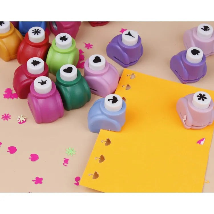 Mini Paper Punch – Assorted Shape DIY Craft Punch for Paper Cutting