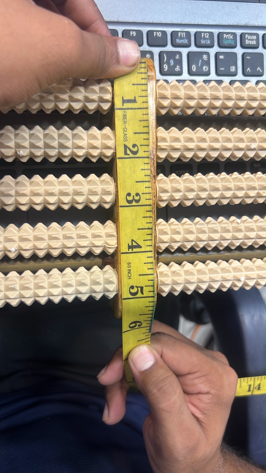 Traditional Wooden And Plastic Sticks Roller Foot Massager