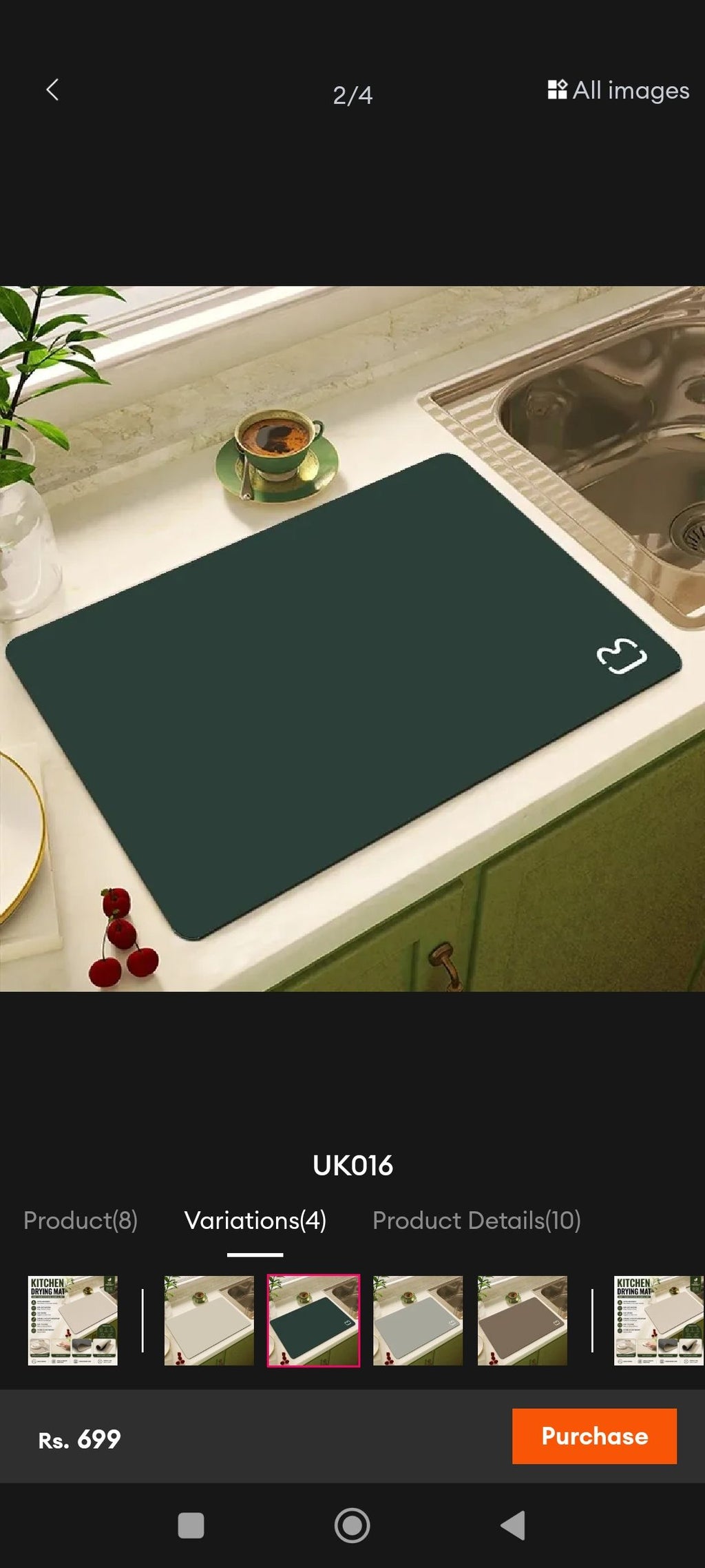 Premium Kitchen Drying Mat
