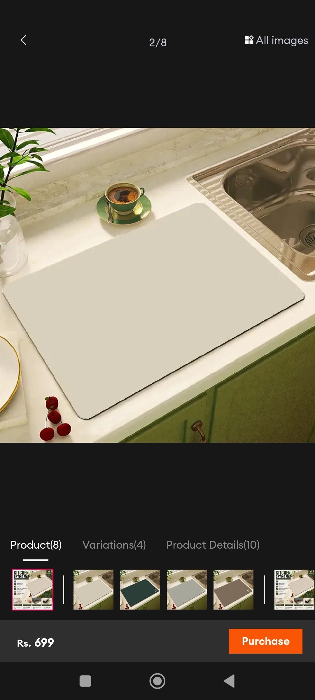Premium Kitchen Drying Mat