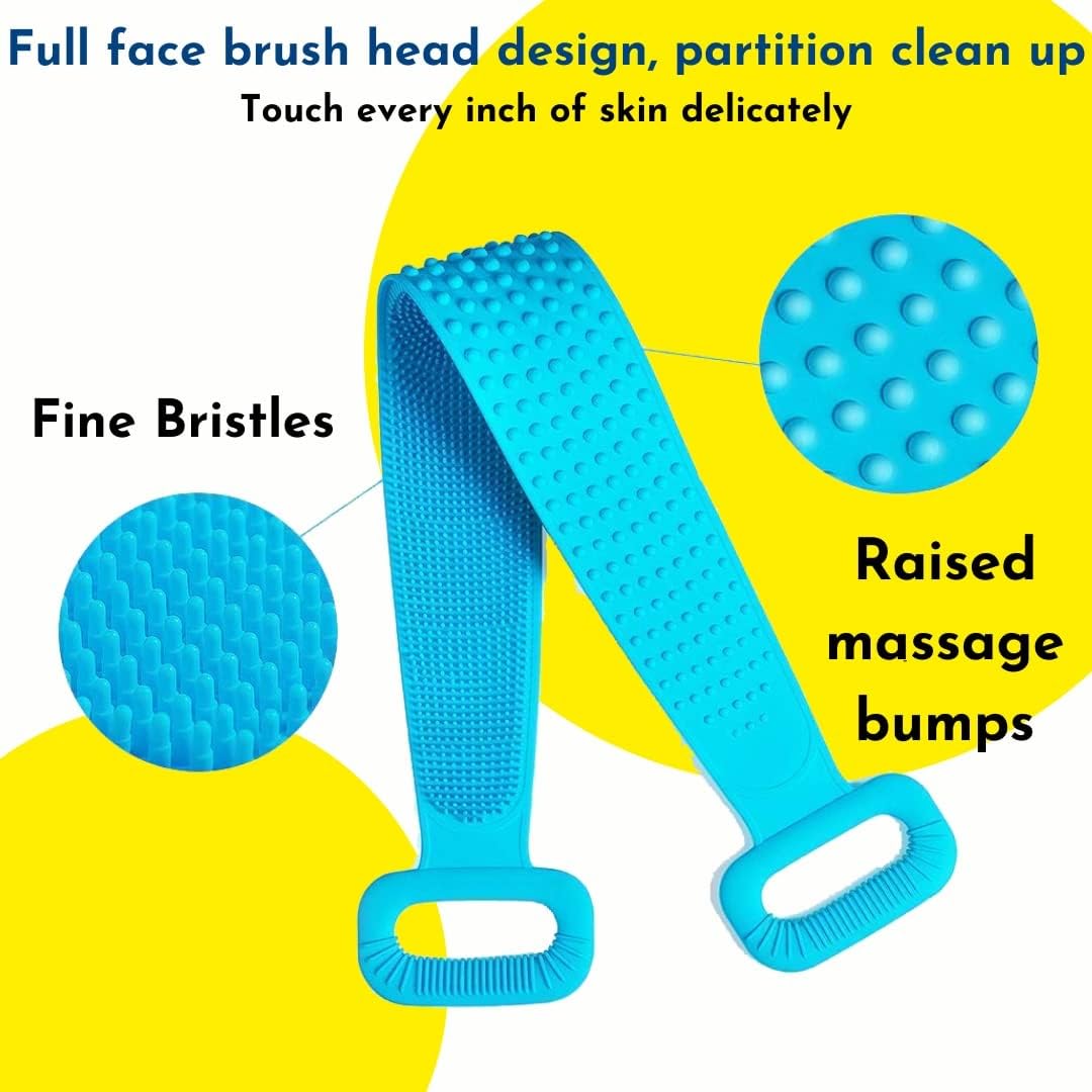 Silicone Back Scrubber Bath Belts