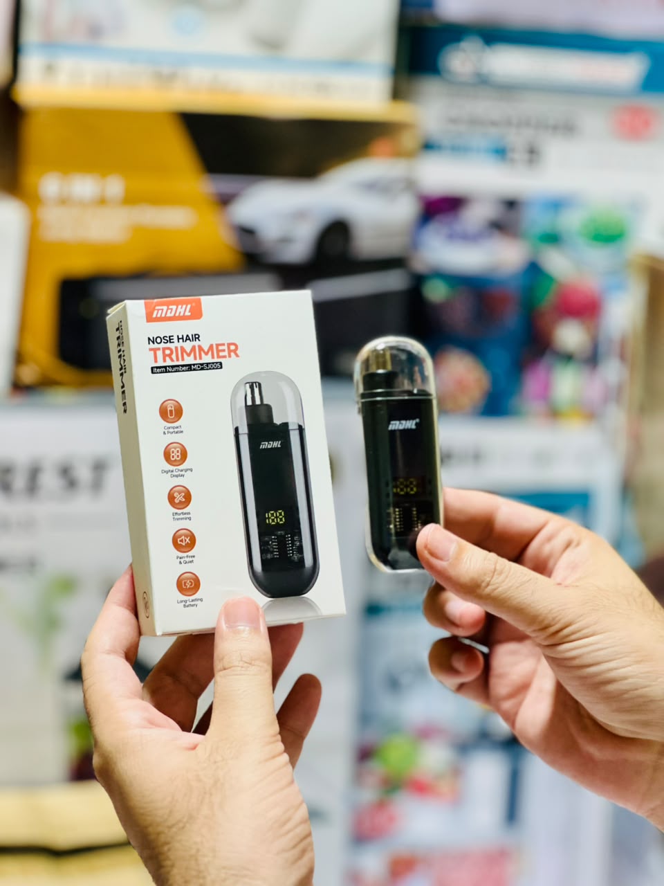 MDHL Mini Rechargeable Nose and Ear Trimmer