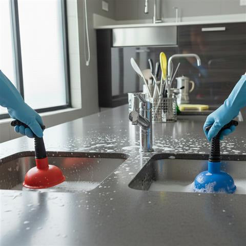 Mosi Basin Plunger – Manual Drain Unclogging Tool
