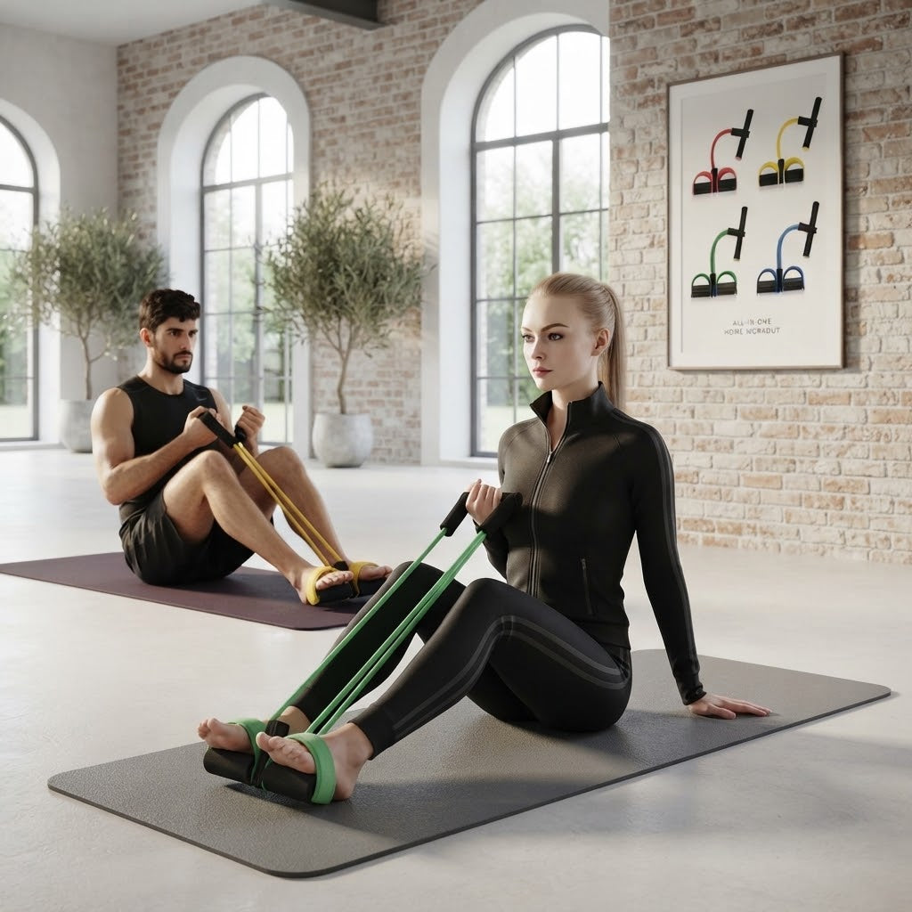 Rubber Pull Tummy Trimmer Resistance Training Band